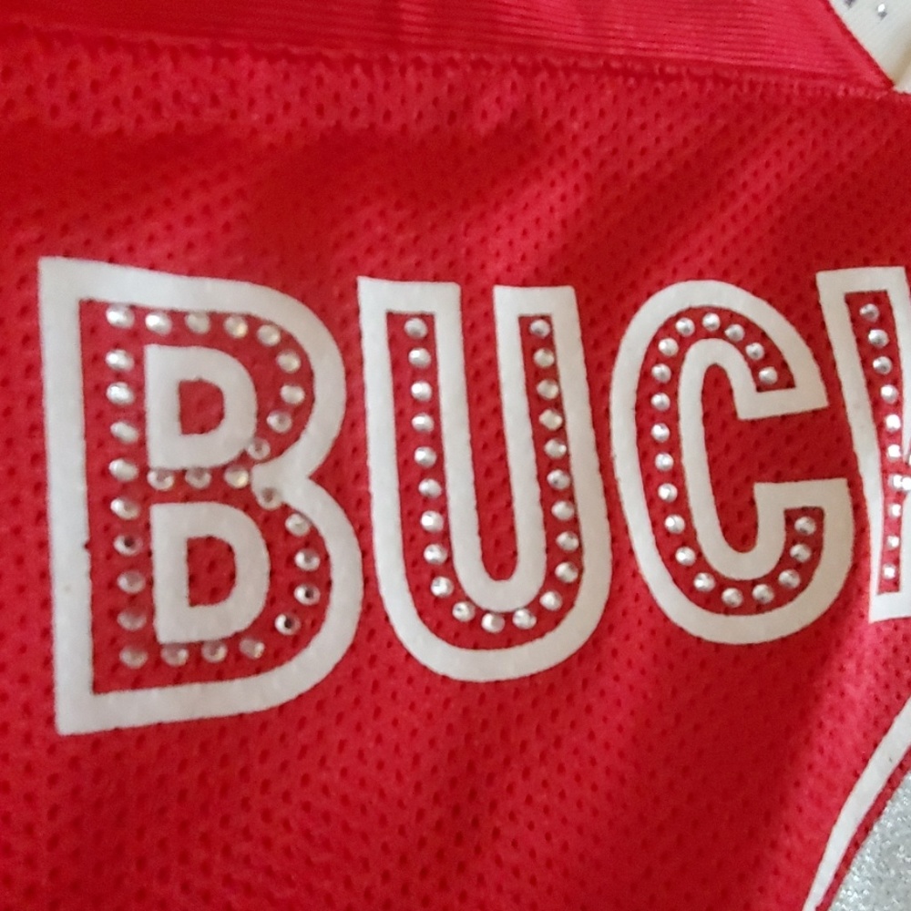 Ohio State Glitter and Rhinestone Jersey - Picture 2 of 7